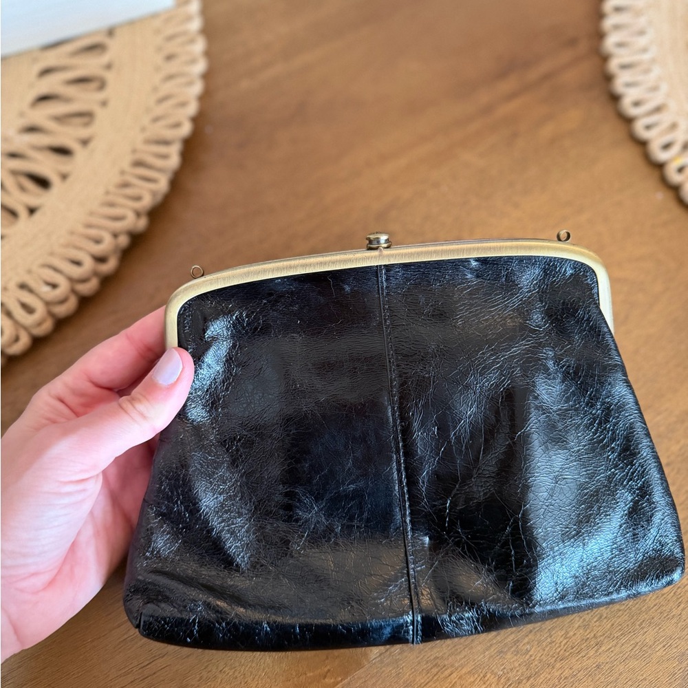Hobo Lana Leather Clutch Bag